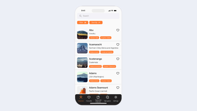 Volcanoes Explorer